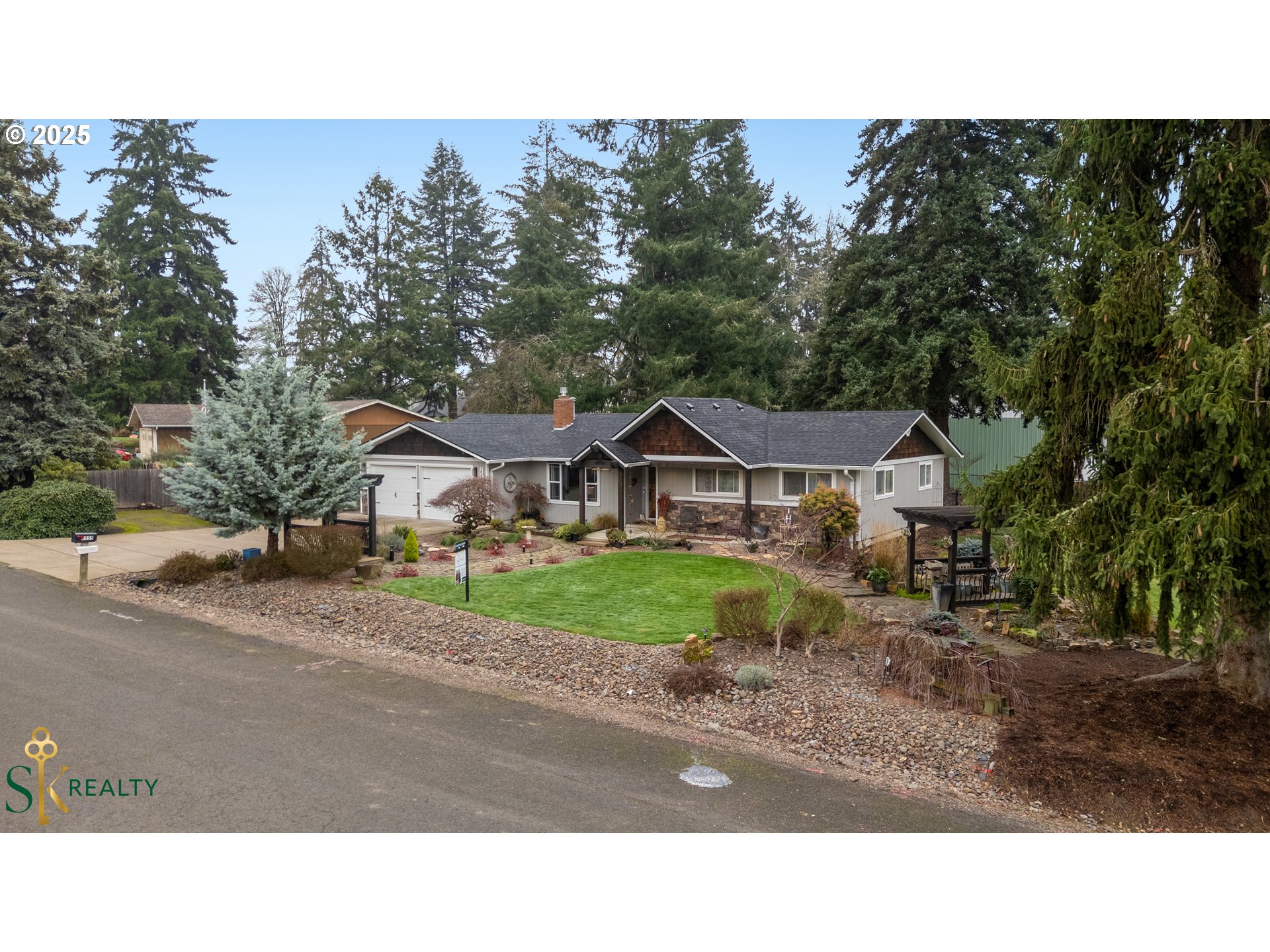 2555 Northwest Squire Place Albany, OR 97321 - Photo 3 of 44 a black and white photo of a house