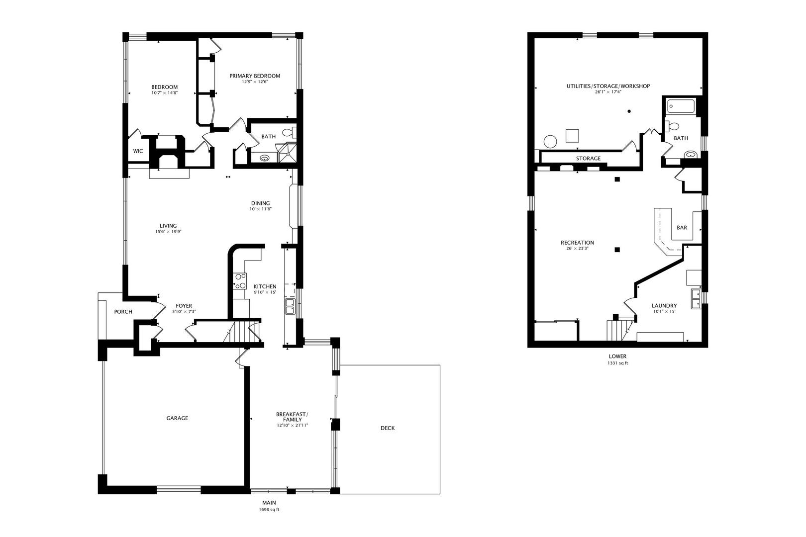 220 South Rose Avenue Park Ridge, IL 60068 - Photo 25 of 25 a picture of floor plan