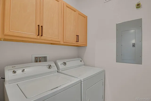 a view of a building from a balcony