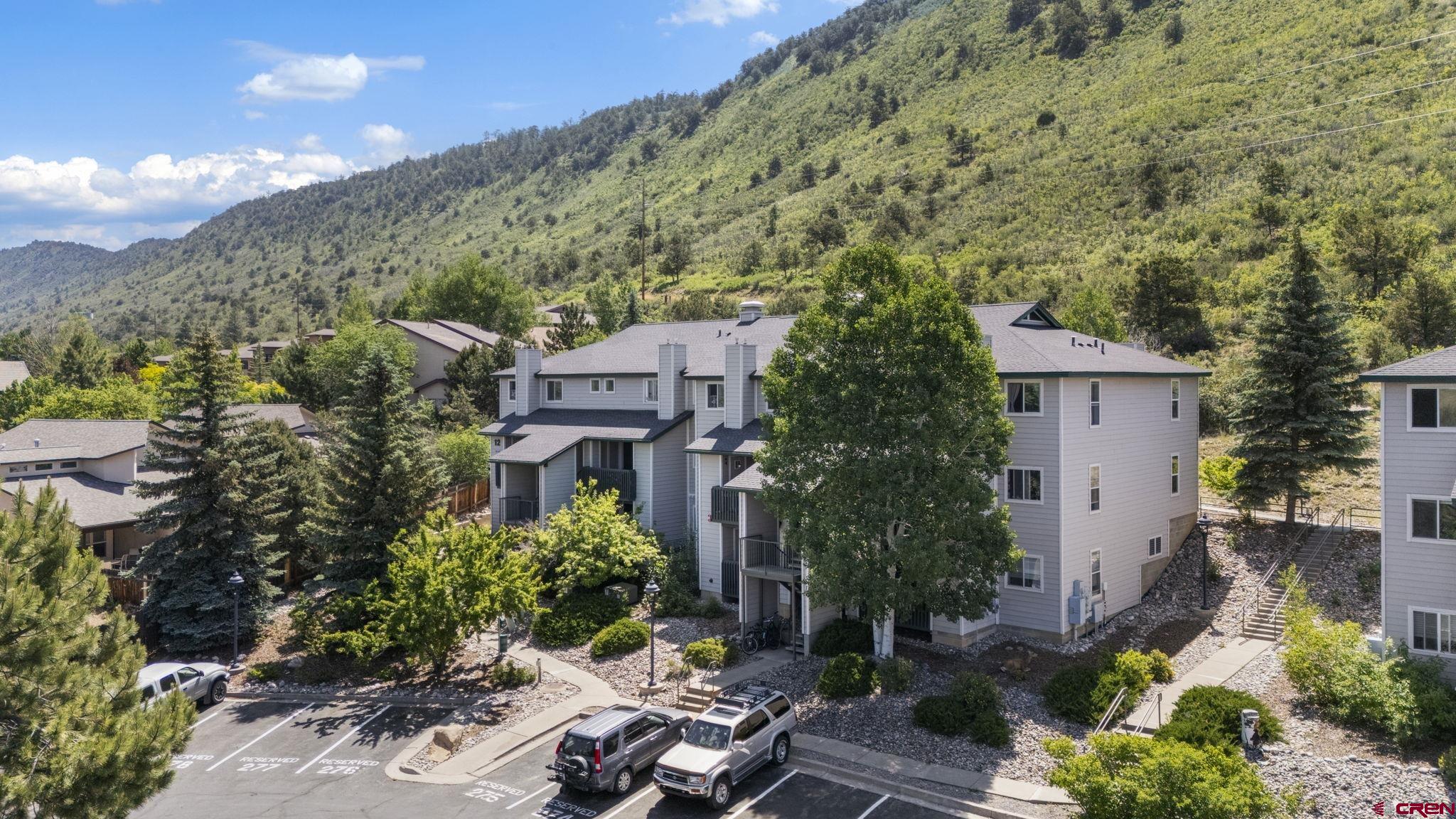 1100 Goeglein Gulch Road, Unit 171 Durango, CO 81301 - Photo 33 of 40 a view of a house with a outdoor space