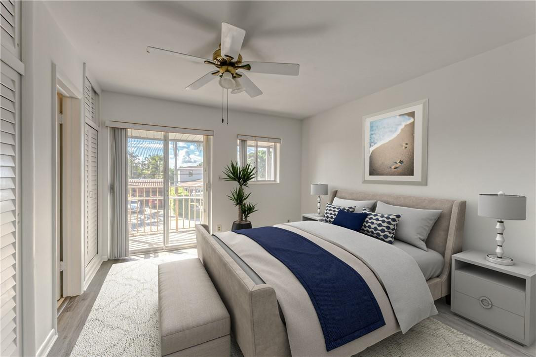 11 Southwest 4th Avenue, Unit 34 Boca Raton, FL 33432 - Photo 35 of 47 Virtually Staged Bedroom