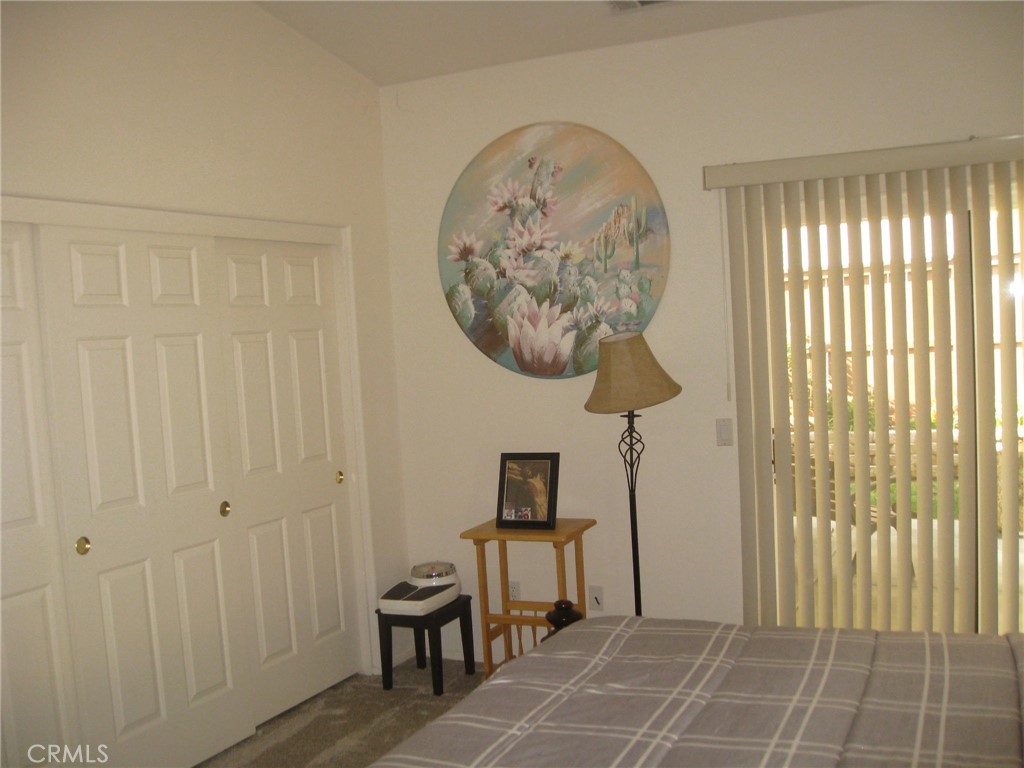 554 Weather Banning, CA 92220 - Photo 32 of 45 Primary Bedroom, slider, off outside patio
