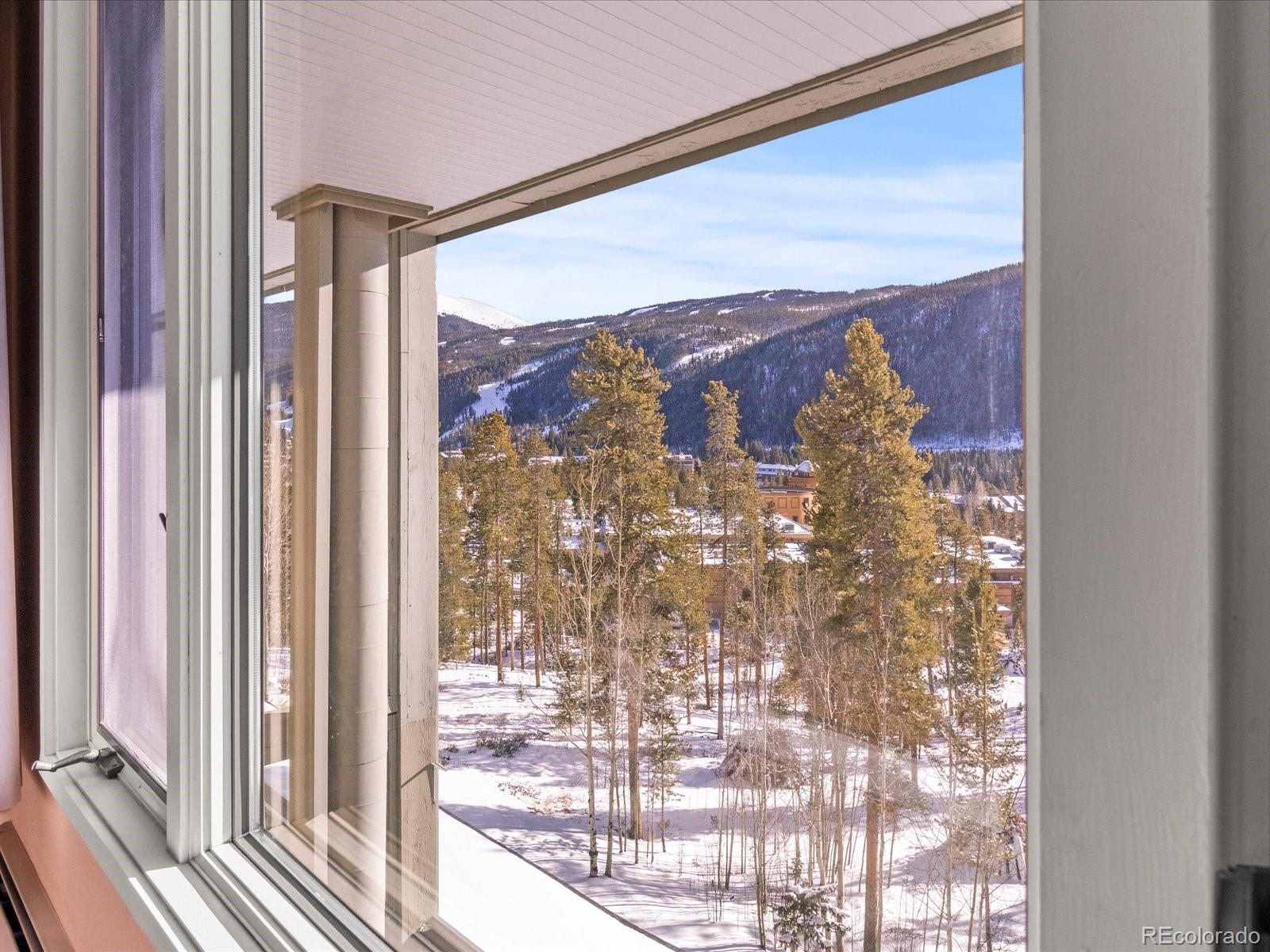 22097 Saints John Road, Unit 2540 Dillon, CO 80435 - Photo 17 of 28 a view of a glass door with a tree outside of it