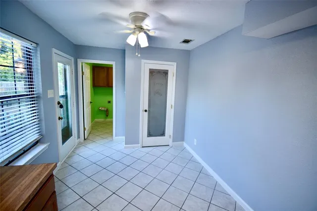 a room with storage and utility