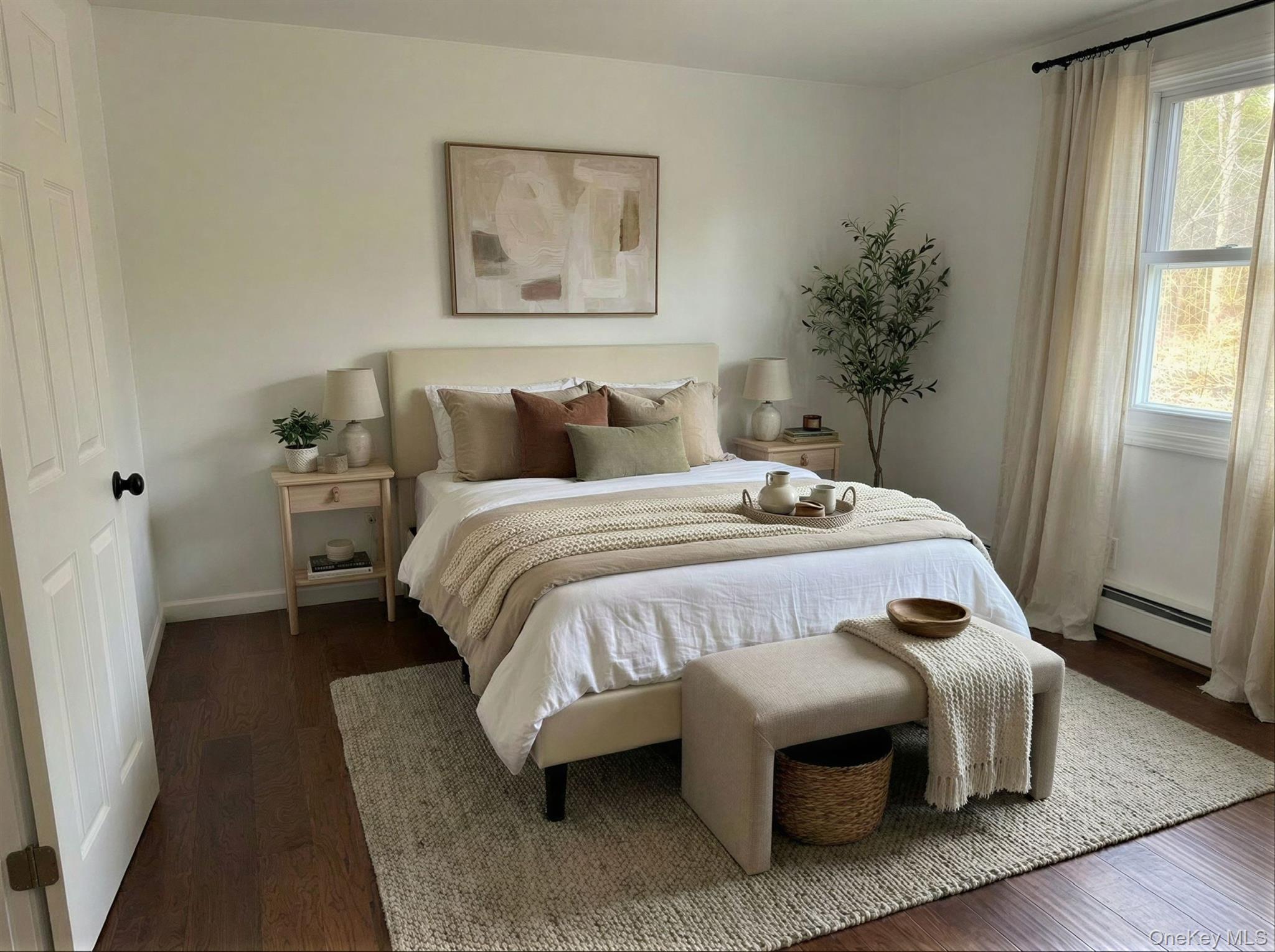 273 Blind Pond Road Narrowsburg, NY 12764 - Photo 22 of 29 a bedroom with a bed and a painting on the wall