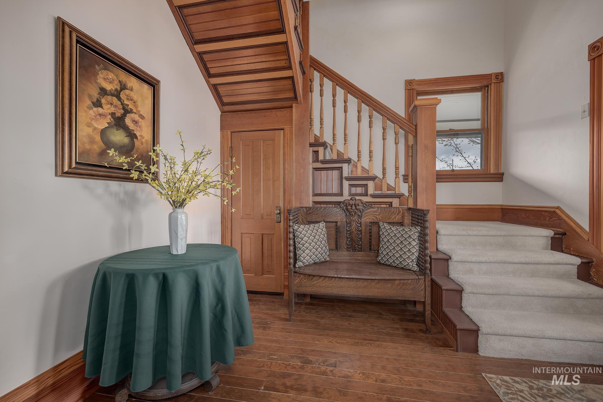 548 West 2nd Street Weiser, ID 83672 - Photo 21 of 50 Stairs with wood-type flooring