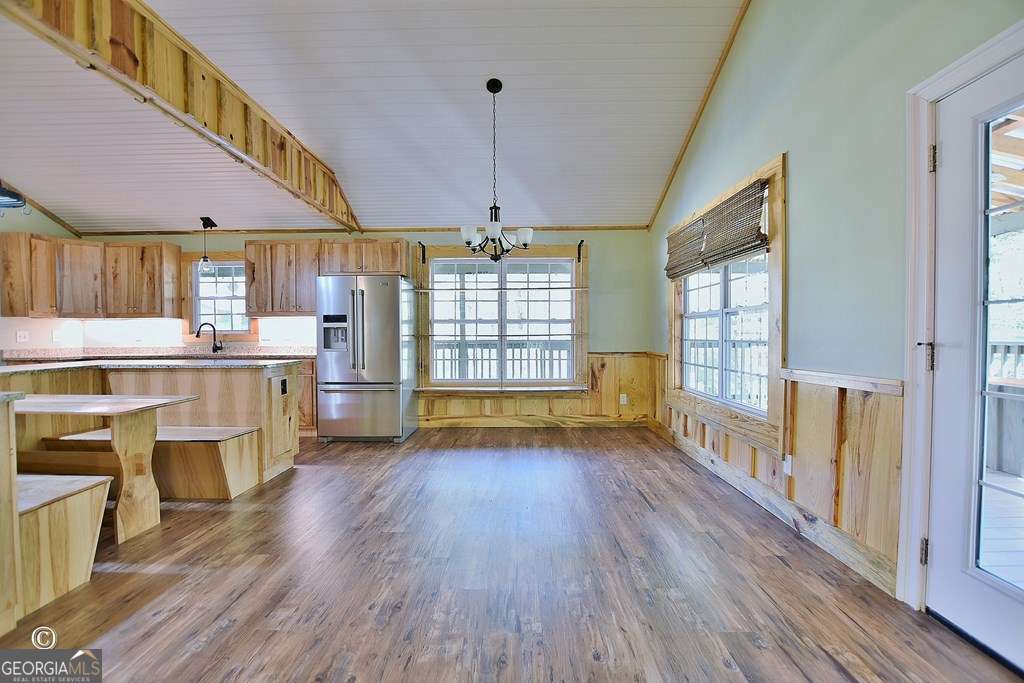 3175 Salem Road Pine Mountain, GA 31822 - Photo 27 of 41 a view of a kitchen with wooden floor and electronic appliances