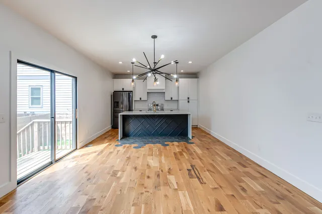 a view of kitchen and sink