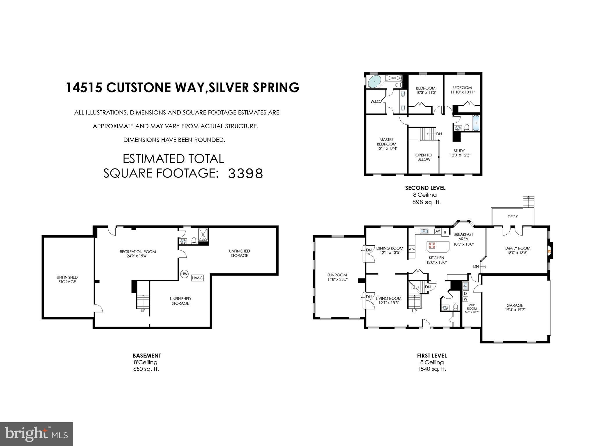 14515 Cutstone Way Silver Spring, MD 20905 - Photo 2 of 29 a picture of a floor plan