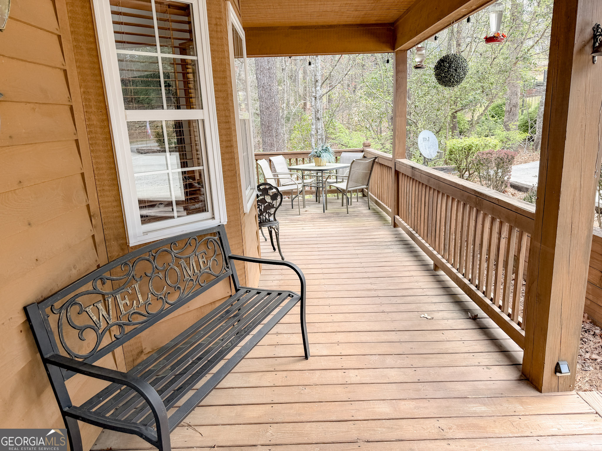 703 Zeppelin Strasse Helen, GA 30545 - Photo 3 of 28 a view of a balcony with chairs