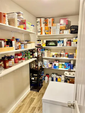 a room with storage and utility