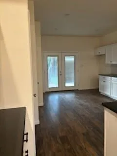 wooden floor in an empty room