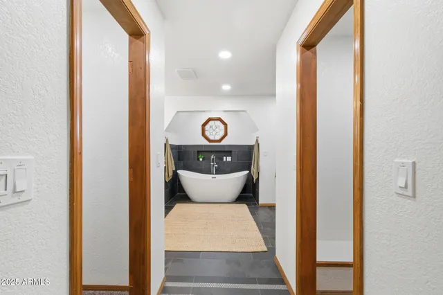 a view of front door