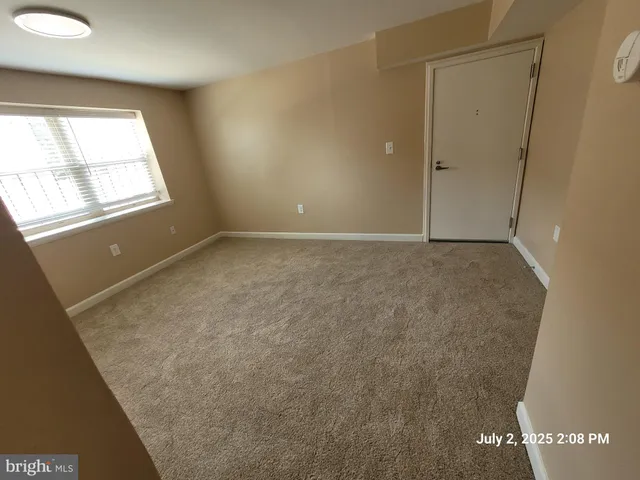 a view of livingroom with walk in closet