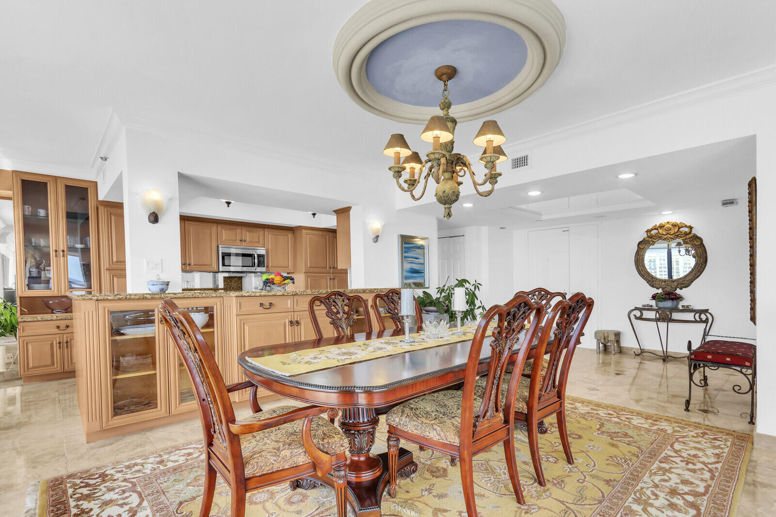4000 North Ocean Drive, Unit 1702 Singer Island, FL 33404 - Photo 8 of 48 a view of a dining room with furniture