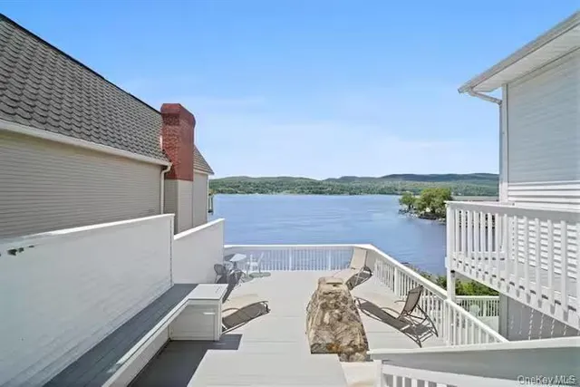 a view of balcony and deck