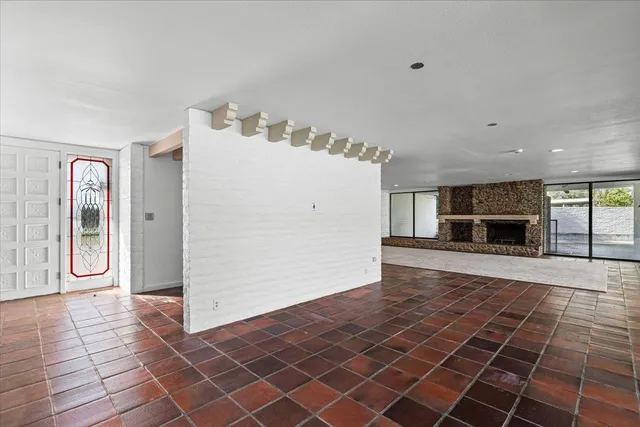 a house with trees in front of it