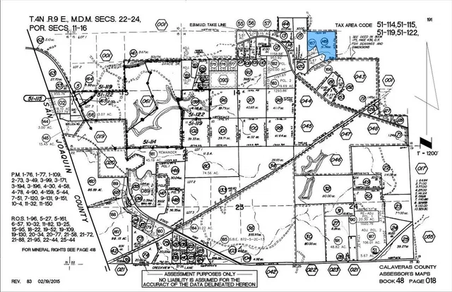 a view of a yard with plants and trees