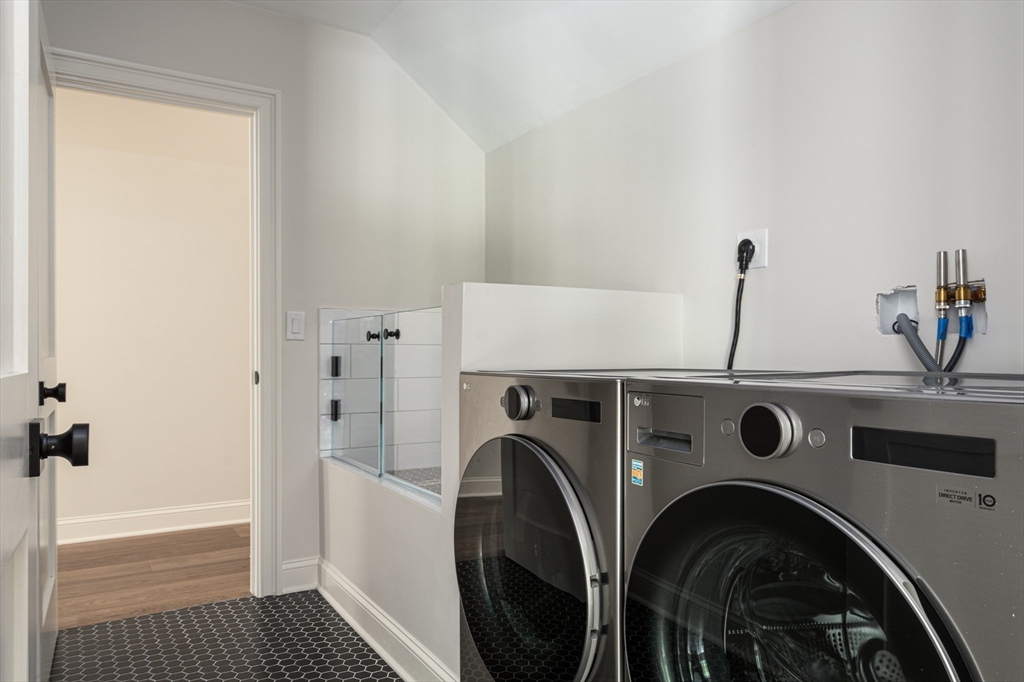 68 Richard Circle Seekonk, MA 02771 - Photo 18 of 40 a view of a storage & utility room with washer and dryer