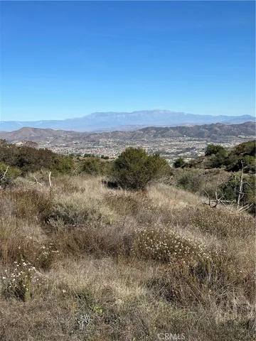 a view of a lake with a city