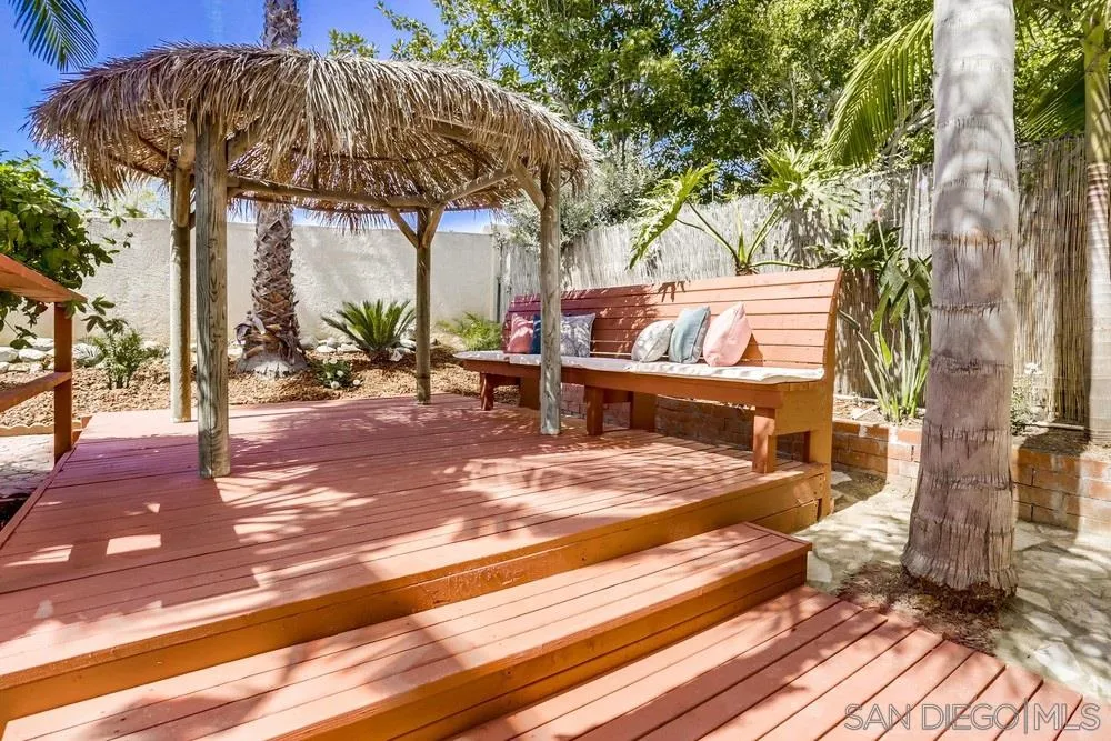 916 Alyssum Road Carlsbad, CA 92011 - Photo 38 of 42 a view of outdoor space yard deck patio and outdoor kitchen