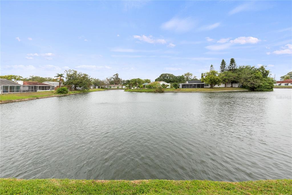 3409 Springfield Drive Holiday, FL 34691 - Photo 34 of 37 a view of a lake with houses in the back