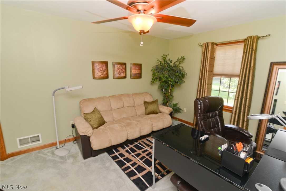 3739 Niles Carver Road Mineral Ridge, OH 44440 - Photo 16 of 32 Currently an office but a spacious bedroom with a walk-in closet.