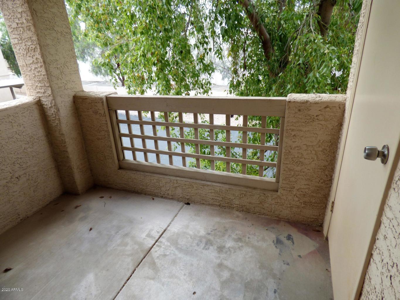 2855 South Ext Road, Unit 252 Mesa, AZ 85210 - Photo 18 of 22 PRIVATE BALCONY
