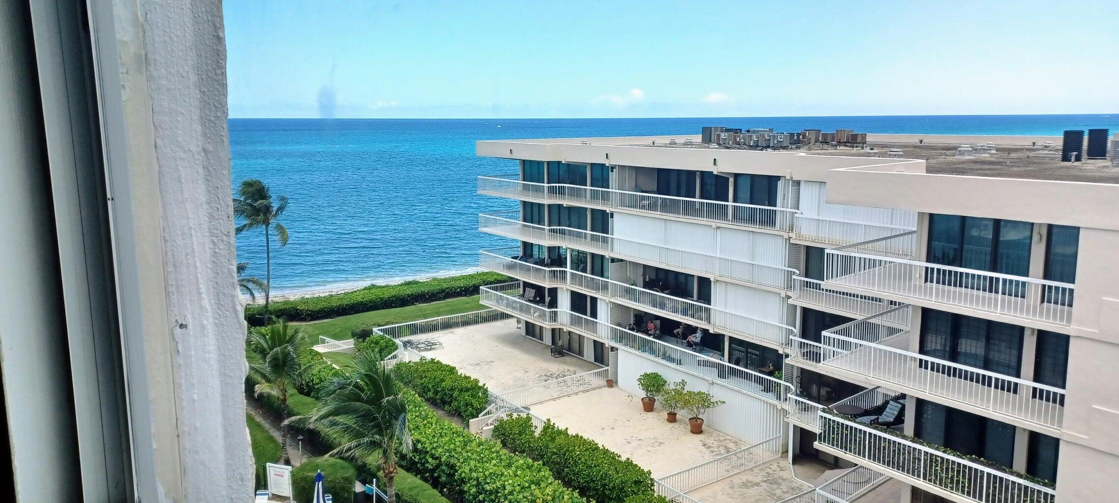 3230 South Ocean Boulevard, Unit E610 Palm Beach, FL 33480 - Photo 16 of 31 a view of balcony with an outdoor space