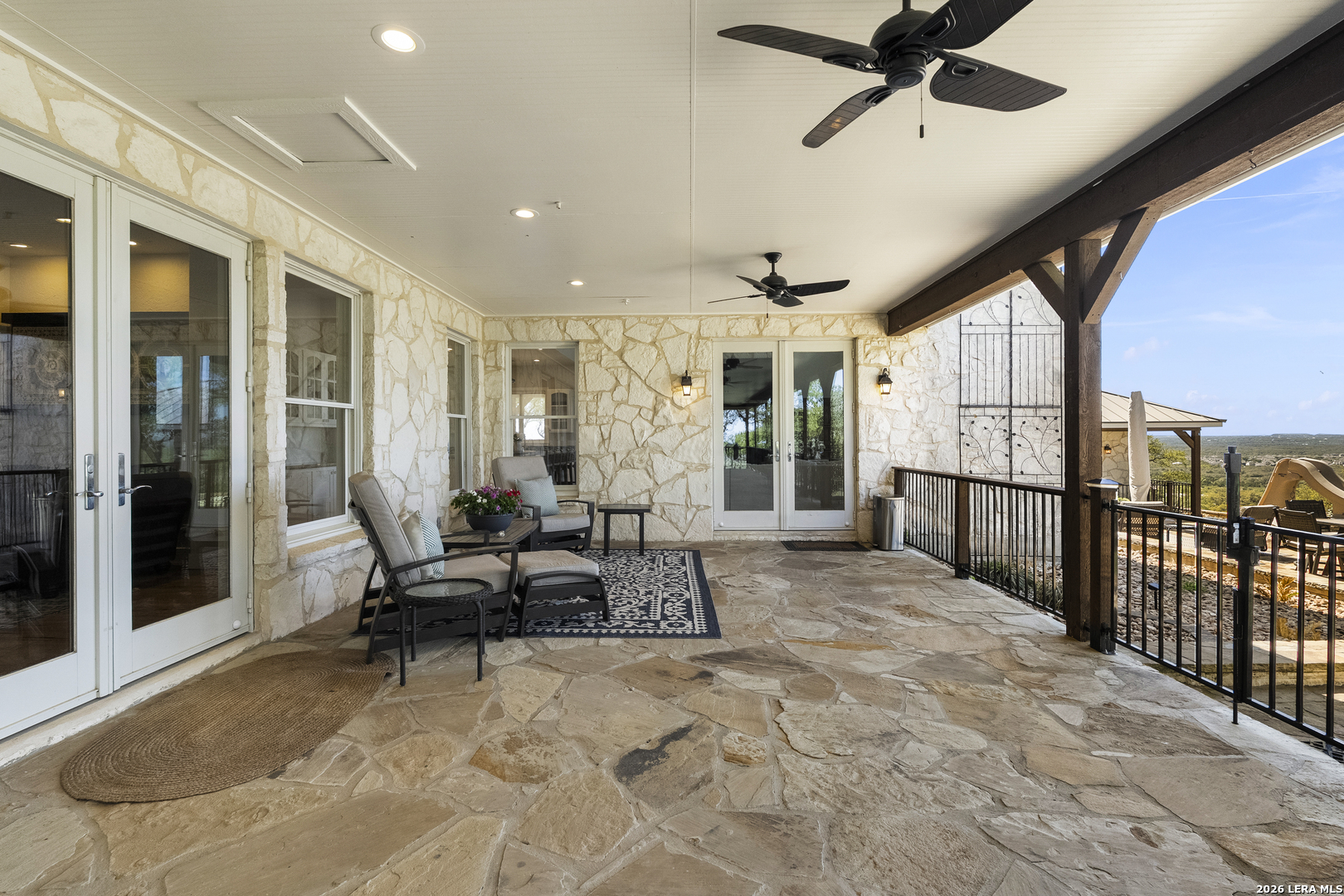 140 Kuntz Run Bulverde, TX 78163 - Photo 30 of 49 a view of a livingroom with furniture and a ceiling fan
