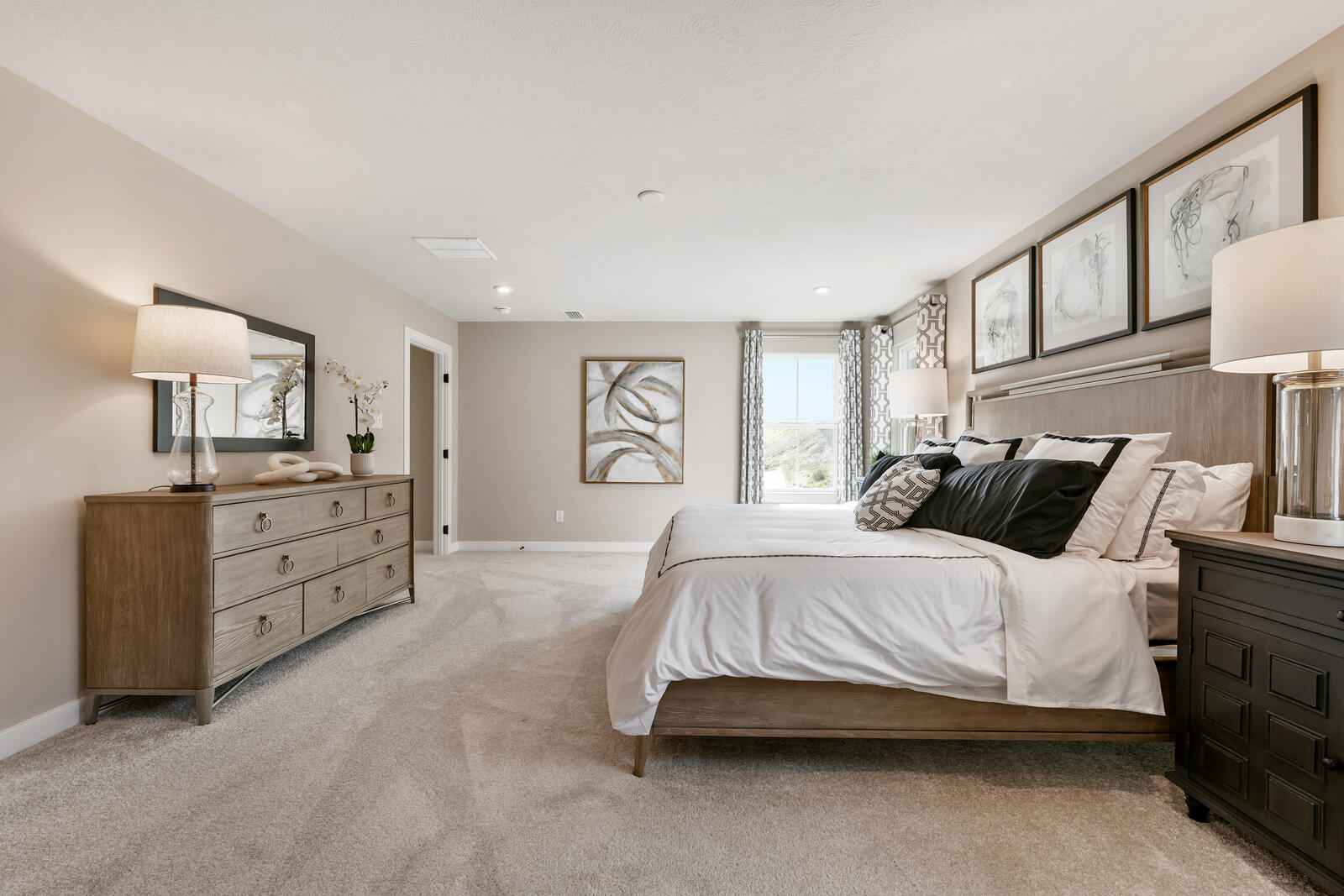 7058 Fairway Ridge Road Salem, VA 24153 - Photo 54 of 74 a spacious bedroom with a large bed and a dresser