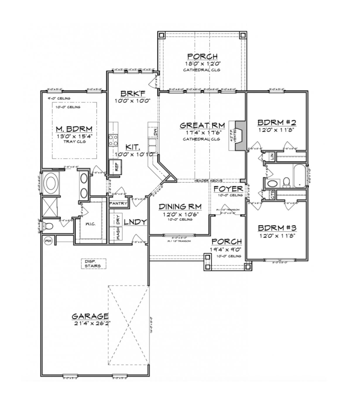 157 Cumberland Drive McCormick, SC 29835 - Photo 2 of 2 floor plan