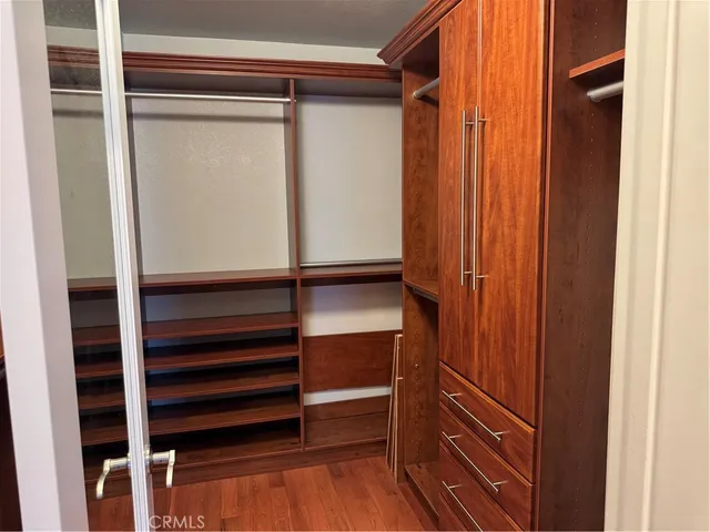 a view of walk in closet