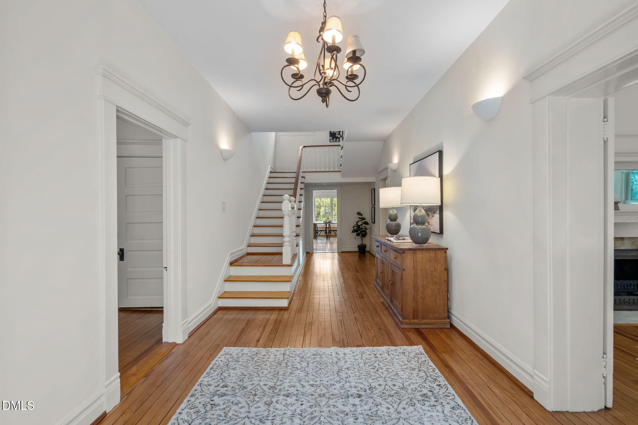 400 Ransom Street Chapel Hill, NC 27516 - Photo 15 of 67 a view of entryway and hall with wooden floor