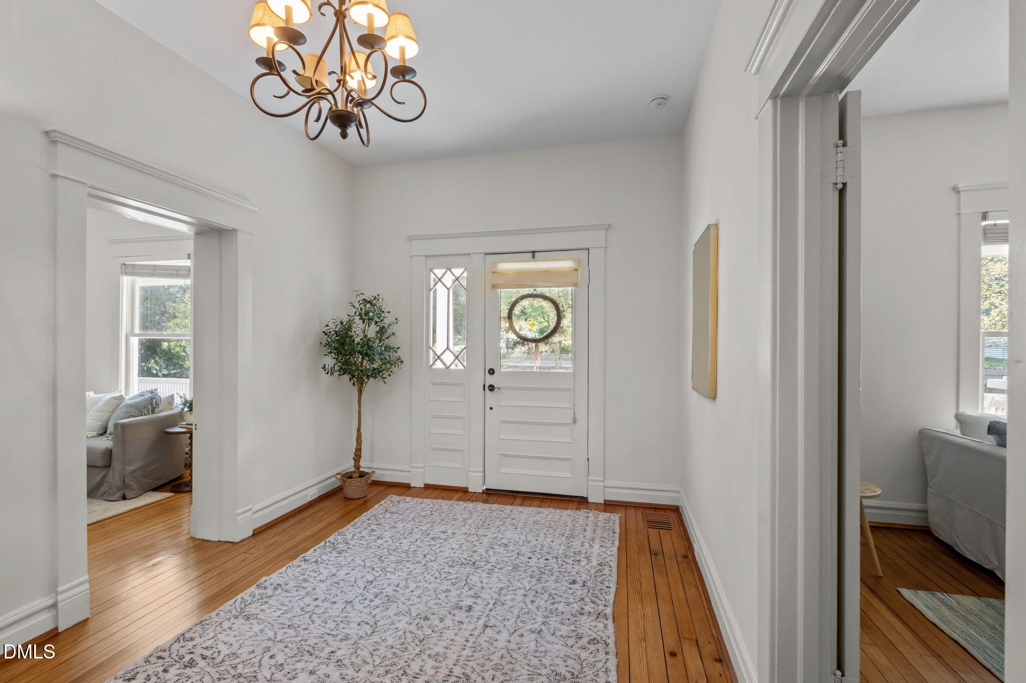 400 Ransom Street Chapel Hill, NC 27516 - Photo 16 of 67 a view of an entryway with wooden floor