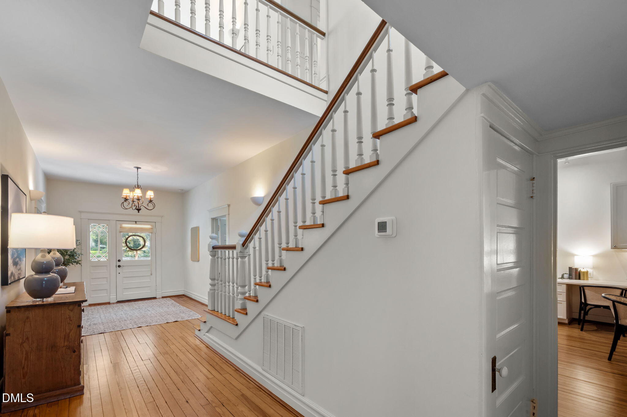 400 Ransom Street Chapel Hill, NC 27516 - Photo 37 of 67 a view of entryway and hall with wooden floor
