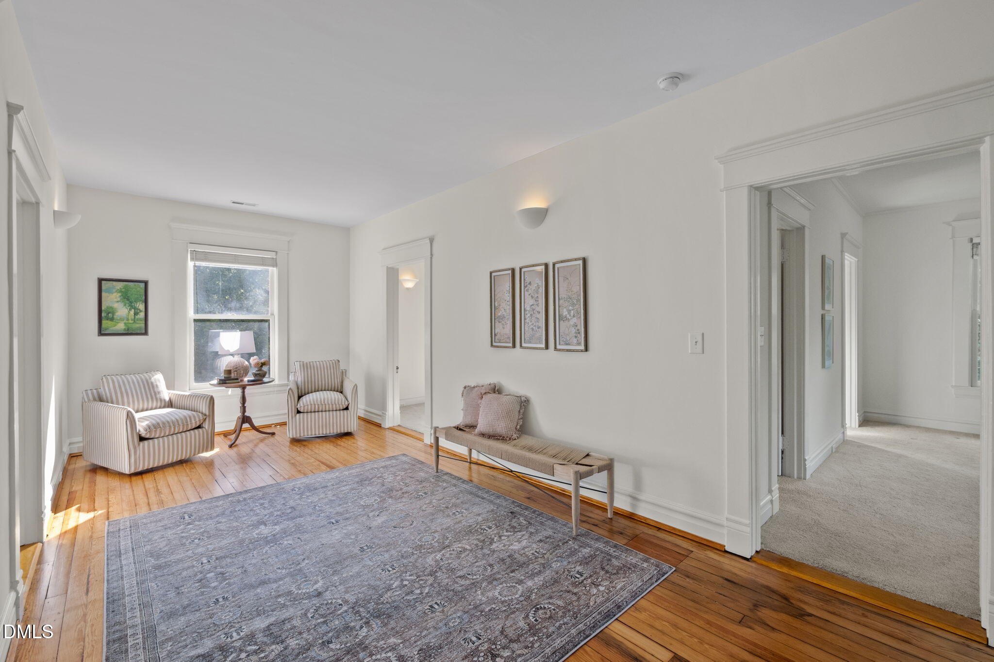 400 Ransom Street Chapel Hill, NC 27516 - Photo 38 of 67 a living room with furniture and wooden floor