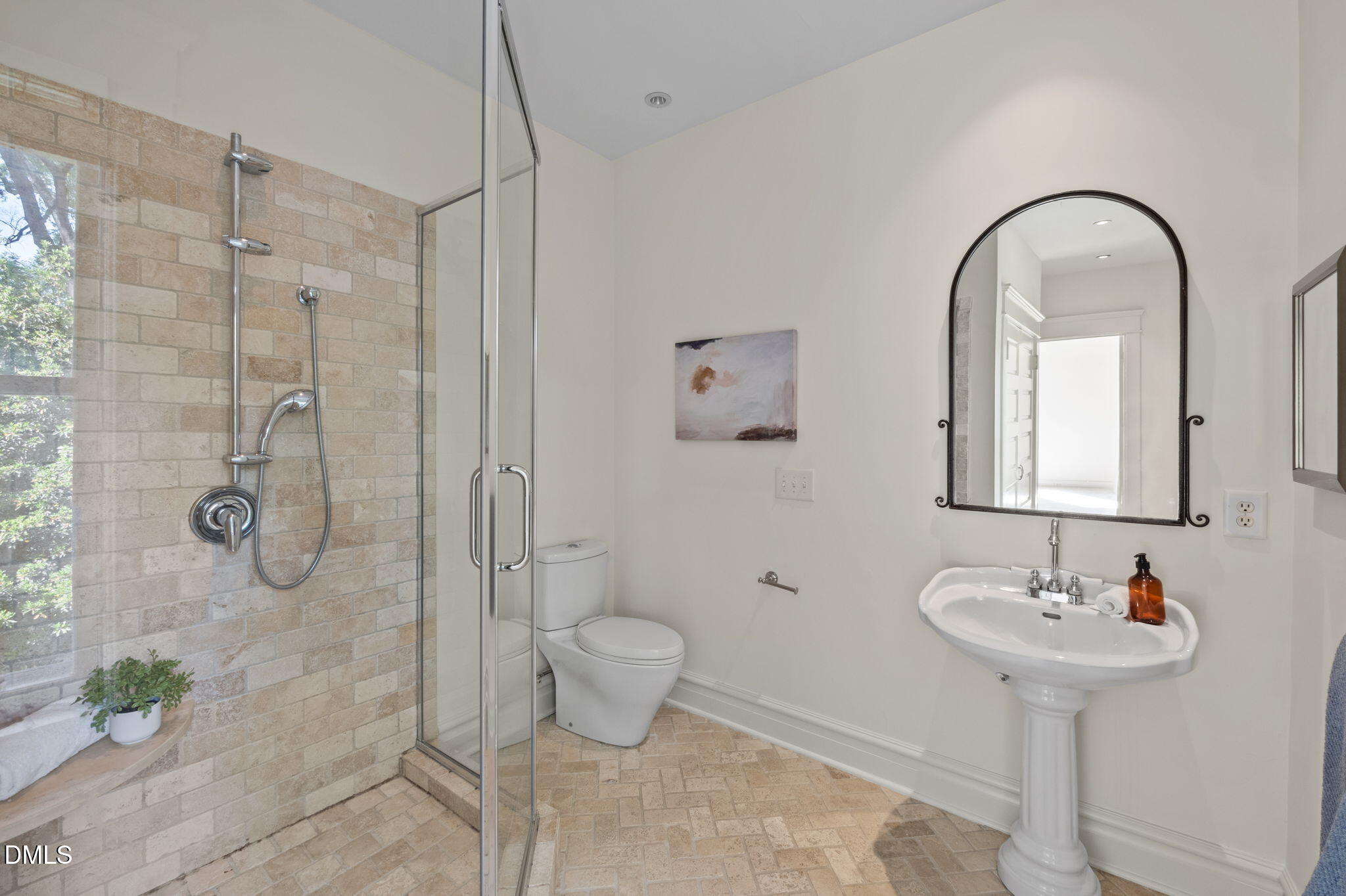 400 Ransom Street Chapel Hill, NC 27516 - Photo 46 of 67 a bathroom with a sink toilet and shower