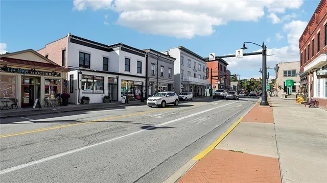 a building with view of street along with buildings