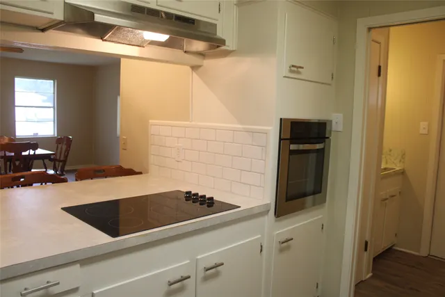 a view of a storage and utility room