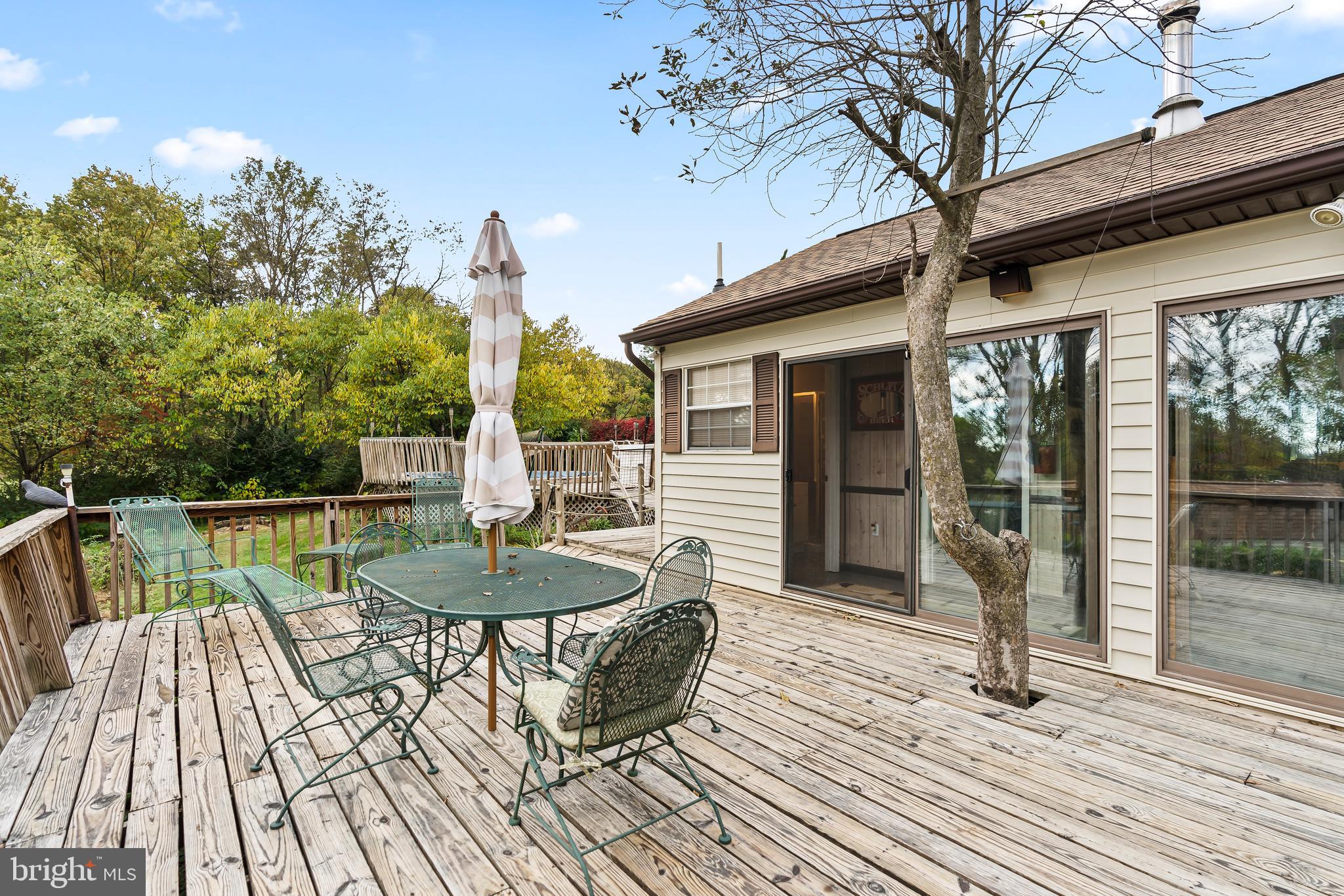 18347 Manor Church Road Boonsboro, MD 21713 - Photo 55 of 70 a balcony with table and chairs