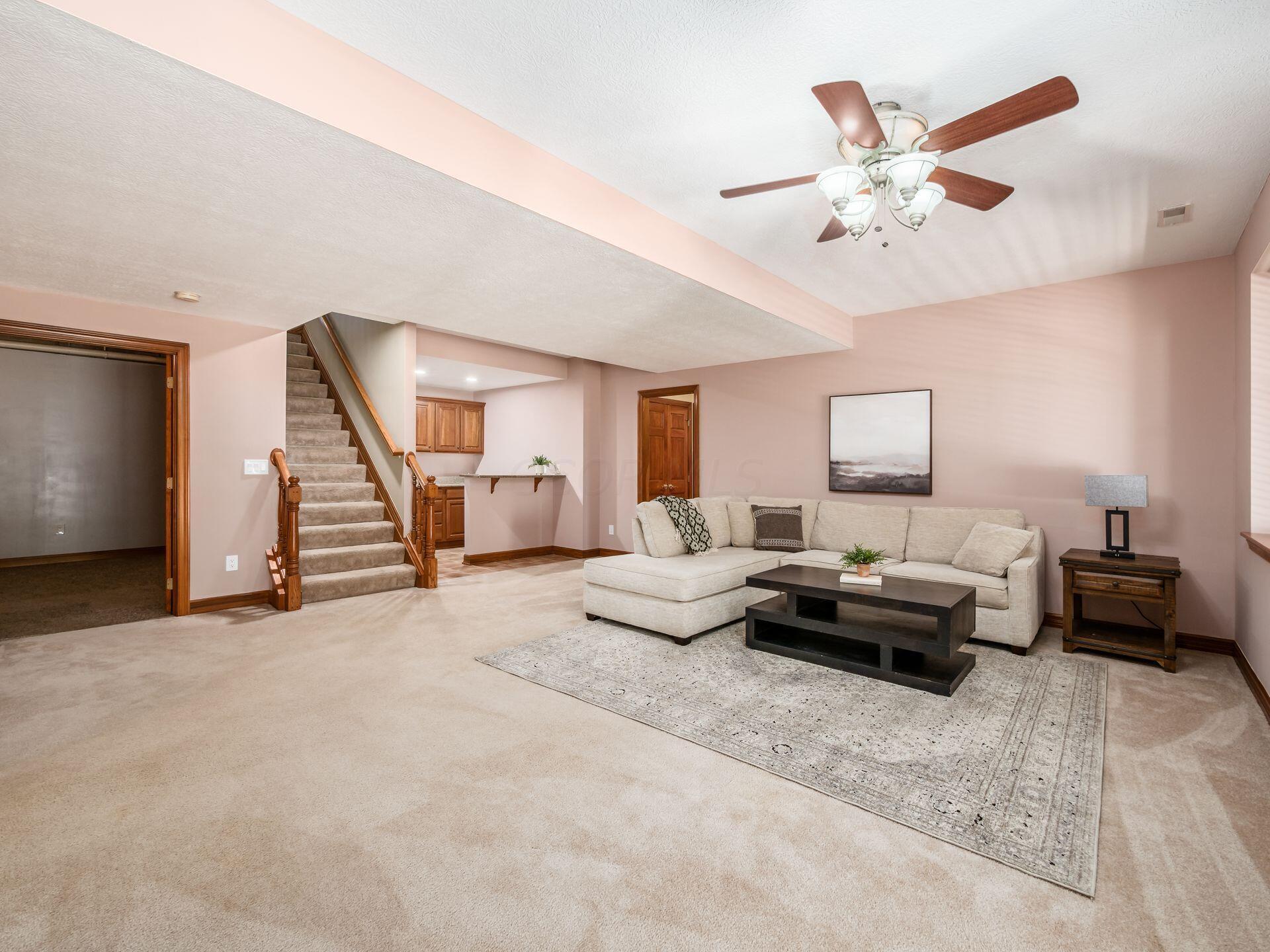 990 Dale Ford Road Delaware, OH 43015 - Photo 23 of 54 Finished Walkout Lower Level