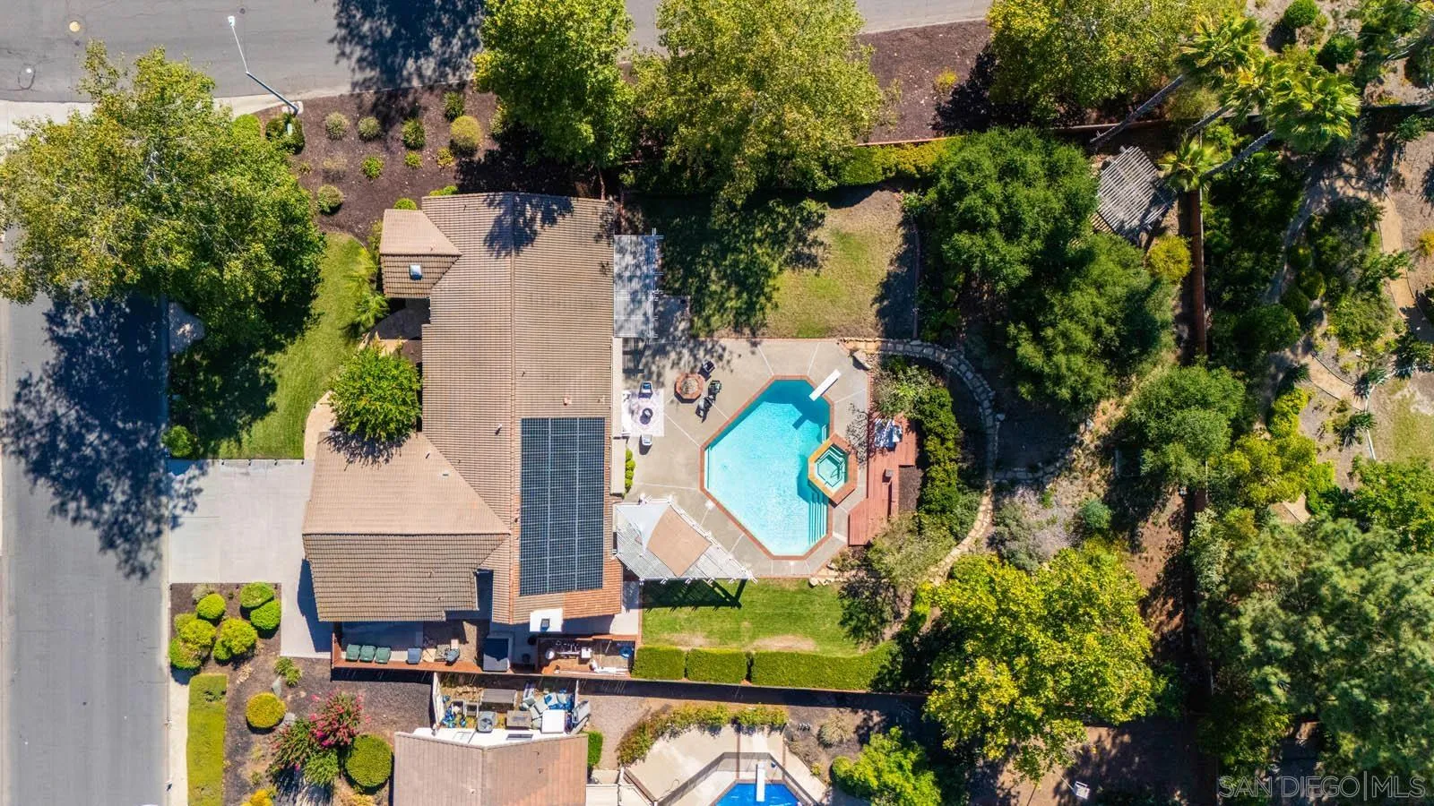 14012 Valley Springs Road Poway, CA 92064 - Photo 5 of 57 an aerial view of a table and chairs