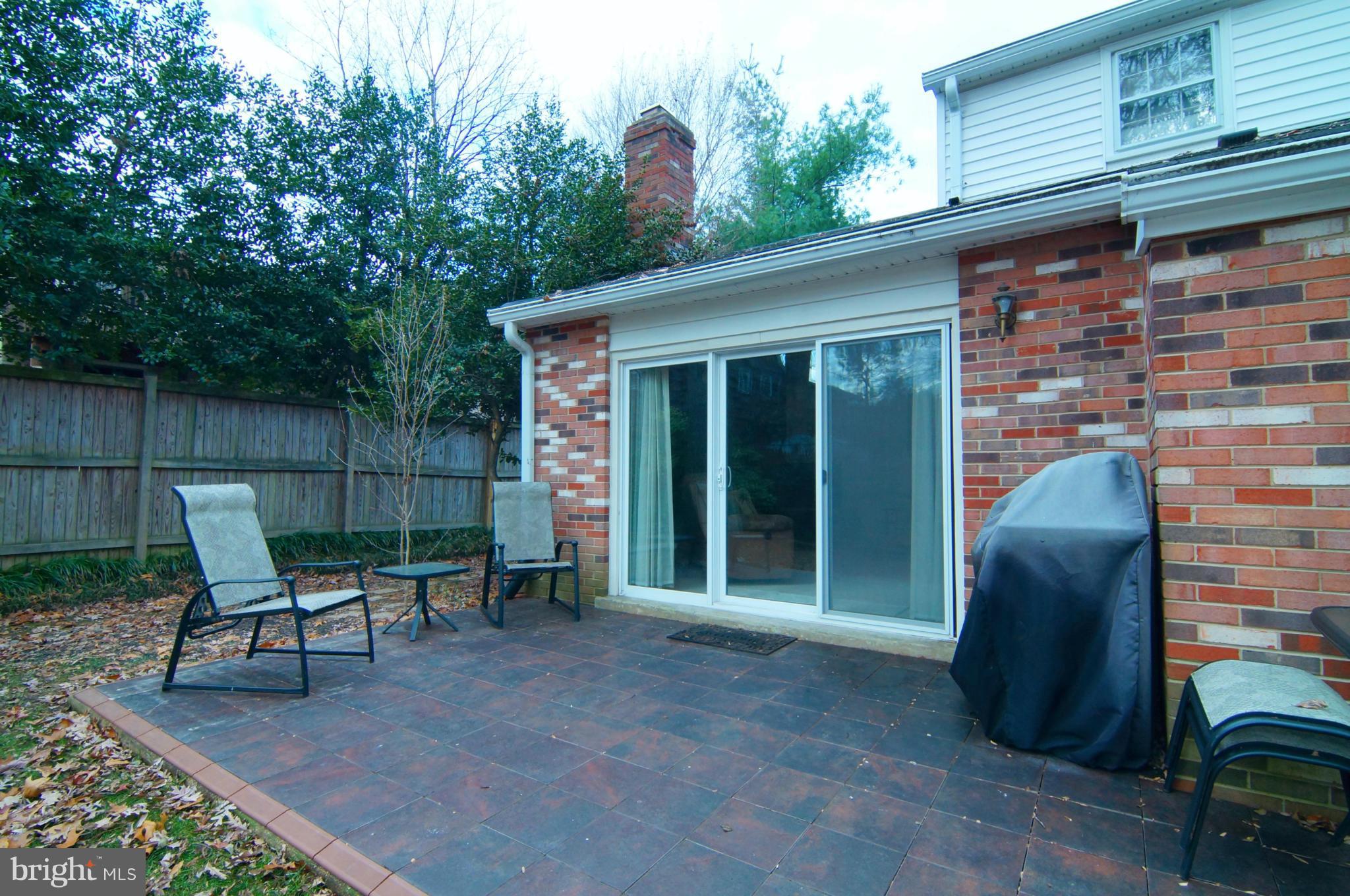 8023 Langbrook Road Springfield, VA 22152 - Photo 15 of 30 Patio off 1st Floor Family Room