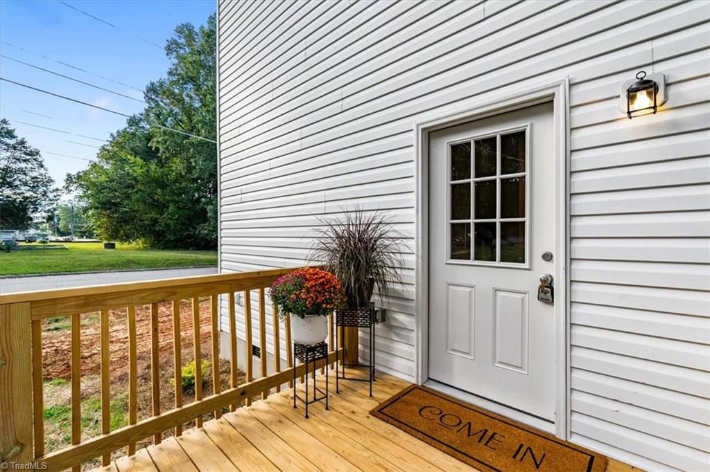 1622 Rankin Road Greensboro, NC 27405 - Photo 22 of 23 Back deck provides a welcoming entrance