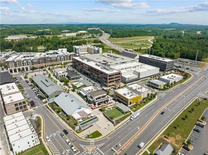 a view of a building with outdoor space