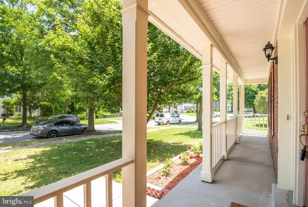 a view of backyard from deck