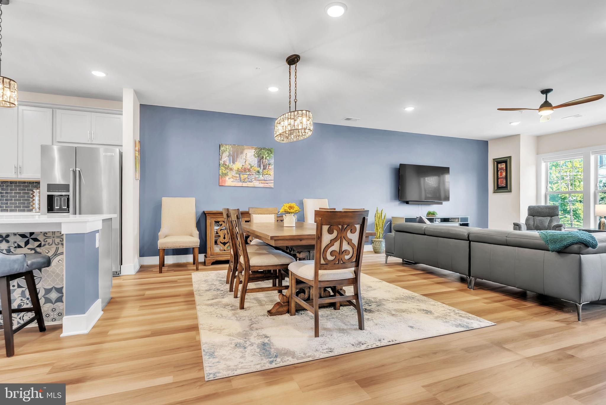 9524 Fields Road Gaithersburg, MD 20878 - Photo 12 of 61 Table can easily accommodate seating for 8