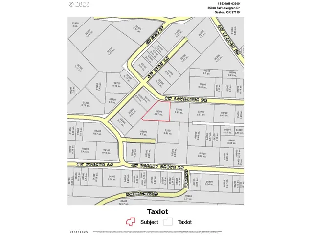 $169,900 | 55308 Southwest Lovegren Drive, Gaston, OR 97119