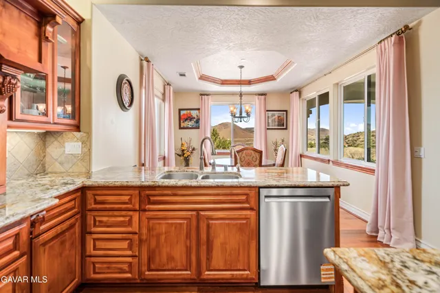 a bathroom with a white bathtub